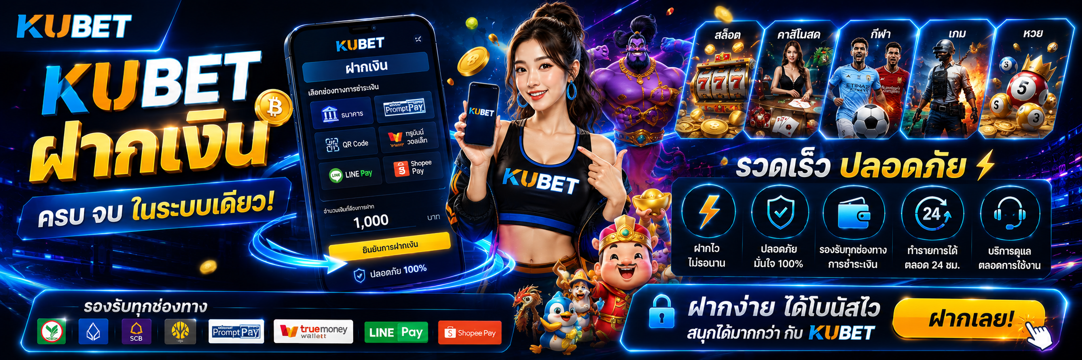 KUBET ฝากเงิน ครบ จบ ในระบบเดียว! รวดเร็ว ปลอดภัย KUBET ฝากเงิน ครบ จบ ในระบบเดียว! รวดเร็ว ปลอดภัย